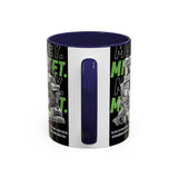 Money Mindset Accent Coffee Mug 11oz 15oz Motivational Hustle Grind Wealth Entrepreneur Graphic Ceramic Mug Bold Streetwear Inspired Success Lifestyle Cup