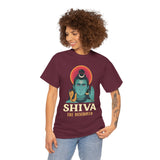 Lord Shiva The Destroyer Unisex Graphic T Shirt Mahadev Mahakal Devotional Hindu Spiritual Cotton Tee Trishul Rudraksha Temple Festival Wear India