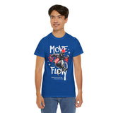 Move With Flow Breakdance Graphic Unisex Heavy Cotton Tee Hip Hop Streetwear Dance Rhythm Urban Style T Shirt