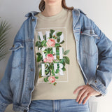 Mother Floral Design Unisex Heavy Cotton Tee Comfortable T Shirt Botanical Typography Graphic Streetwear Gift For Mom Mother’s Day Birthday Casual Everyday Wear