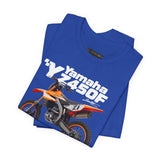 Yamaha YZ450F Inspired Motocross Blueprint Unisex Heavy Cotton Tee Dirt Bike Racing Graphic Streetwear Shirt Gift For Riders