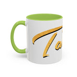 Tate Knight Logo Accent Coffee Mug 11oz 15oz Gold Foil Chess Horse Design Motivational Hustler Ceramic Cup Bold Luxury Inspired Streetwear Gift Drinkware