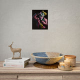 Snapshot of Madness Matte Vertical Poster Dark Comic Art Design Bold Neon Streetwear Aesthetic Premium Wall Art Print for Home Office Studio Perfect Gift for Artists Dreamers and Creative Thinkers