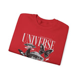 Universe Is Wide Unisex Heavy Blend Crewneck Sweatshirt Cosmic Galaxy Butterfly Space Aesthetic Graphic Pullover