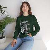 Inspire Strength Ignite Courage Unisex Crewneck Sweatshirt Premium Motivational Streetwear Bold Statue Graphic