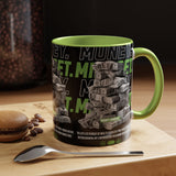 Money Mindset Accent Coffee Mug 11oz 15oz Motivational Hustle Grind Wealth Entrepreneur Graphic Ceramic Mug Bold Streetwear Inspired Success Lifestyle Cup