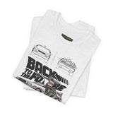 Futuristic Retro Sci Fi Time Travel Car Blueprint Art Unisex Heavy Cotton Tee Premium Streetwear For Vintage Car Lovers Collectors And Enthusiasts