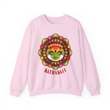 Unisex Kathakali Crewneck Sweatshirt Heavy Blend Pullover Kerala Traditional Dance Art Graphic Indian Culture Onam Festival Malayalam Heritage Design