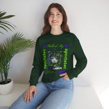 Stalked By Spectator Cyberpunk Anime Glitch Unisex Heavy Blend Crewneck Sweatshirt Japanese Streetwear Pullover
