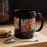 Money Is Not Just Currency Burning Dollar Graphic Accent Coffee Mug 11oz 15oz Hustler Motivational Cash Fire Design