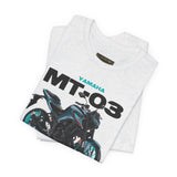 MT03 Inspired Lightweight Street Motorcycle Art Unisex Heavy Cotton Tee Bold Rider Graphic Streetwear Apparel