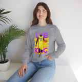 The Court Monarch Unisex Sweatshirt Motivational Basketball Streetwear Bold Athletic Pullover for Champions Dreamers and Sports Lovers