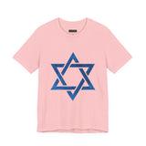 Star Of David Emblem Unisex Heavy Cotton Tee Spiritual Cultural Heritage Symbol Timeless Jewish Identity Graphic Shirt Meaningful Gift Casual Everyday Wear
