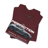 Porsche 718 Cayman GT4 RS Inspired Illustrated Track Focused Sports Car Graphic T Shirt Precision Motorsport Performance Streetwear Racing Culture Gift For Car Enthusiasts