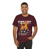 Currency Blaze Burning Money Graphic Unisex Jersey Short Sleeve Tee Bold Streetwear Flame Cash Statement T Shirt Urban Fashion