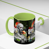 Wicked Supreme Accent Coffee Mug 11oz 15oz Statue Art Graphic Cup Supreme Inspired Streetwear Bust Design Bold Daily Motivation Ceramic Gift Drinkware