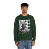 Dynasty Statue Graphic Unisex Heavy Blend Crewneck Sweatshirt Greek Sculpture Butterfly Streetwear Art Inspired Pullover