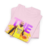 The Court Monarch Unisex Heavy Cotton Tee Basketball Power Graphic Shirt Streetwear for Athletes Hustlers and Motivational Sports Lovers