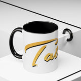 Tate Knight Logo Accent Coffee Mug 11oz 15oz Gold Foil Chess Horse Design Motivational Hustler Ceramic Cup Bold Luxury Inspired Streetwear Gift Drinkware