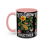 Heart Flower Accent Coffee Mug Bold Anatomical Heart Floral Design Motivational Ceramic Cup Empowering Symbol of Love Strength and Vitality Perfect Gift for Coffee Lovers Friends Birthdays Office Desk and Cozy Tea Moments