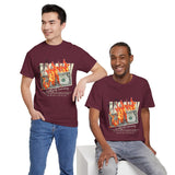 Money Is Not Just Currency Burning Dollar Graphic Unisex Heavy Cotton Tee Hustler Streetwear Motivational Cash Fire Design