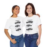 Japanese Performance Skyline Style Coupe Unisex Streetwear Tee High Speed Racing Car Graphic Shirt JDM Culture Drift Inspired Automotive Art Design Urban Fashion For Car Lovers
