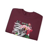 Freedom Snake And Rose Crewneck Comfortable Unisex Sweatshirt Motivational Streetwear Bold Floral Empowerment Design For Resilience And Strength Perfect Gift For Friends Birthdays Cozy Days Casual...