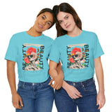 Beauty of Art Floral Collage Unisex Jersey Short Sleeve Tee Vintage Aesthetic Graphic Fashion Artistic Statement Streetwear T Shirt