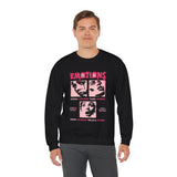 Emotions Speak Louder Than Words Graphic Unisex Heavy Blend Crewneck Sweatshirt Streetwear Art Fashion Statement Pullover