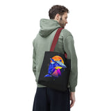Ballena Cosmic Whale Art Eco Tote Bag Vibrant Geometric Ocean Design Durable Canvas Reusable Shopping Bag Premium Artistic Streetwear Accessory Perfect Gift for Nature Lovers Dreamers and Creative Thinkers