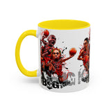 Legends On Court Ceramic Mug Basketball Gift For Sports Fans Gym Lovers Urban Lifestyle Drinkware Bold Streetwear Design Perfect For Coffee Tea And Everyday Motivation