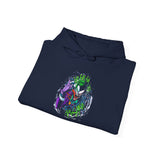Symbiotic Madness Unisex Hoodie Bold Gothic Streetwear Dark Psychological Art Design Cozy Heavy Blend Sweatshirt for Visionaries, Creators, and Fearless Souls