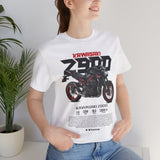 Z900 Streetfighter Blueprint Unisex Heavy Cotton Tee Naked Bike Inspired Performance Motorcycle Graphic Streetwear Gift Red