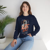 Beauty Vibes Statue Graphic Unisex Heavy Blend Crewneck Sweatshirt Vintage Streetwear Aesthetic Pullover Premium Bold Artistic Fashion