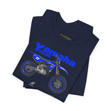 Yamaha YZ125 Inspired Motocross Blueprint Unisex Heavy Cotton Tee Dirt Bike Racing Graphic Shirt Streetwear Gift For Riders