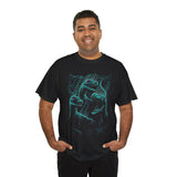 Neon Raptor Trio Dinosaur Graphic T Shirt Prehistoric Predator Jungle Illustration Savage Sci Fi Streetwear Unisex Retro Creature Art Gift