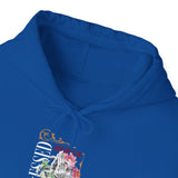 Blessed Praying Hands Floral Christian Graphic Unisex Heavy Blend Hooded Sweatshirt Faith Inspired Religious Streetwear Bold Motivational Hoodie