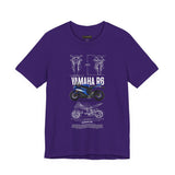 Yamaha R6 Inspired Sportbike Graphic Unisex Heavy Cotton Tee Bold Streetwear Moto Art Shirt for Riders Racing Fans and Everyday Casual Wear