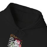 Blessed Praying Hands Floral Christian Graphic Unisex Heavy Blend Hooded Sweatshirt Faith Inspired Religious Streetwear Bold Motivational Hoodie