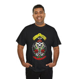 Rock Skull Roses Unisex Heavy Cotton Tee Vintage Rebel Art Bold Graphic Streetwear Inspired By Wild Freedom Music Culture Perfect For Festivals Concerts And Everyday Edge