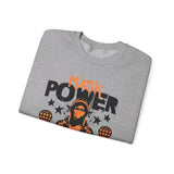 Mask Power Anonymous Strength Graphic Unisex Heavy Blend Crewneck Sweatshirt Bold Urban Hacker Inspired Streetwear Empowerment Pullover