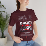 Italian Superbike Panigale Style Racing Motorcycle Graphic Unisex Heavy Cotton Tee Premium Streetwear T Shirt for Riders Bikers Enthusiasts and Everyday Wear