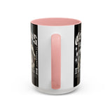 Cronus The Dark Sovereign Accent Coffee Mug 11oz 15oz Greek Mythology Statue Graphic Gothic Streetwear Bold Artistic Ceramic Cup