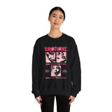Emotions Speak Louder Than Words Graphic Unisex Heavy Blend Crewneck Sweatshirt Streetwear Art Fashion Statement Pullover
