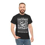 Feel The Shockwave Horizon Force Airplane Graphic Unisex Heavy Cotton Tee Military Aviation Streetwear T Shirt