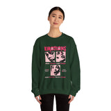 Emotions Speak Louder Than Words Graphic Unisex Heavy Blend Crewneck Sweatshirt Streetwear Art Fashion Statement Pullover