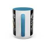 Cronus The Dark Sovereign Accent Coffee Mug 11oz 15oz Greek Mythology Statue Graphic Gothic Streetwear Bold Artistic Ceramic Cup