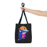 Ballena Cosmic Whale Art Eco Tote Bag Vibrant Geometric Ocean Design Durable Canvas Reusable Shopping Bag Premium Artistic Streetwear Accessory Perfect Gift for Nature Lovers Dreamers and Creative Thinkers