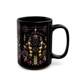 Anubis Balance God Ceramic Mug Egyptian Mythology Coffee Cup Cosmic Balance Design Spiritual Gift For Men And Women Perfect For Office Home Studio Tattoo Lovers And Ancient Art Collectors