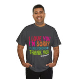 Ho’oponopono Unisex T Shirt Healing Affirmation Tee Spiritual Gratitude Mindfulness Inspired Positive Energy Heavy Cotton Graphic Top